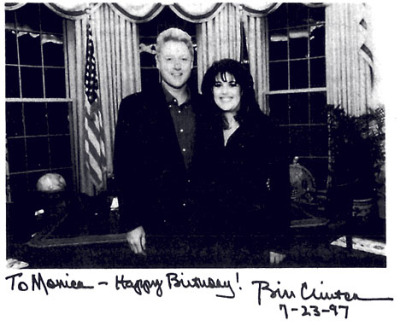 monica lewinsky and bill clinton. Bill Clinton and Monica